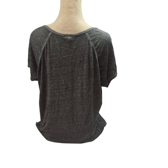 Torrid Graphic Tee Tacos & Tequila Womens Size 0 Gray Short Sleeve Cutout - Picture 4 of 8
